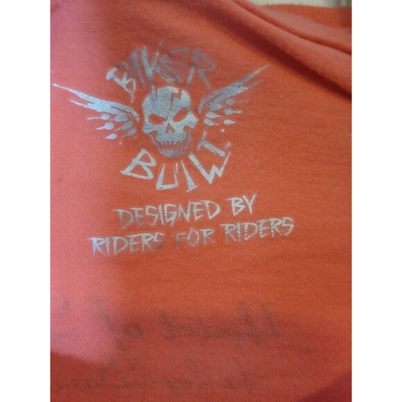 Harley Davidson Cycles Long Sleeve Graphic T-Shirt Women's Size Large Pink - Picture 6 of 7